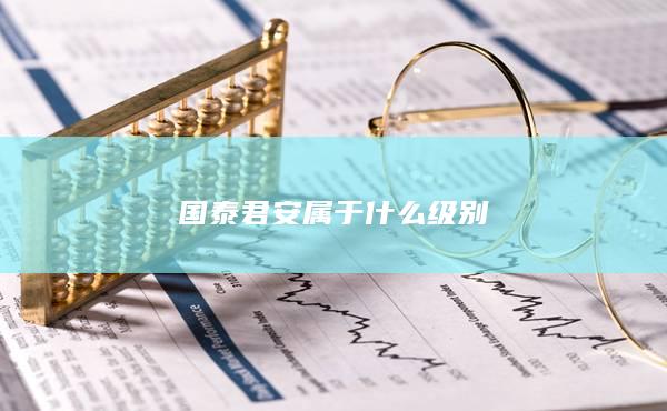 國(guó)泰君安屬于什么級(jí)別