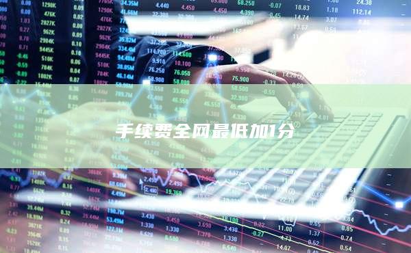 手續(xù)費全網(wǎng)最低加1分