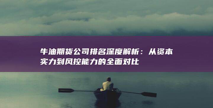 從資本實(shí)力到風(fēng)控能力的全面對(duì)比